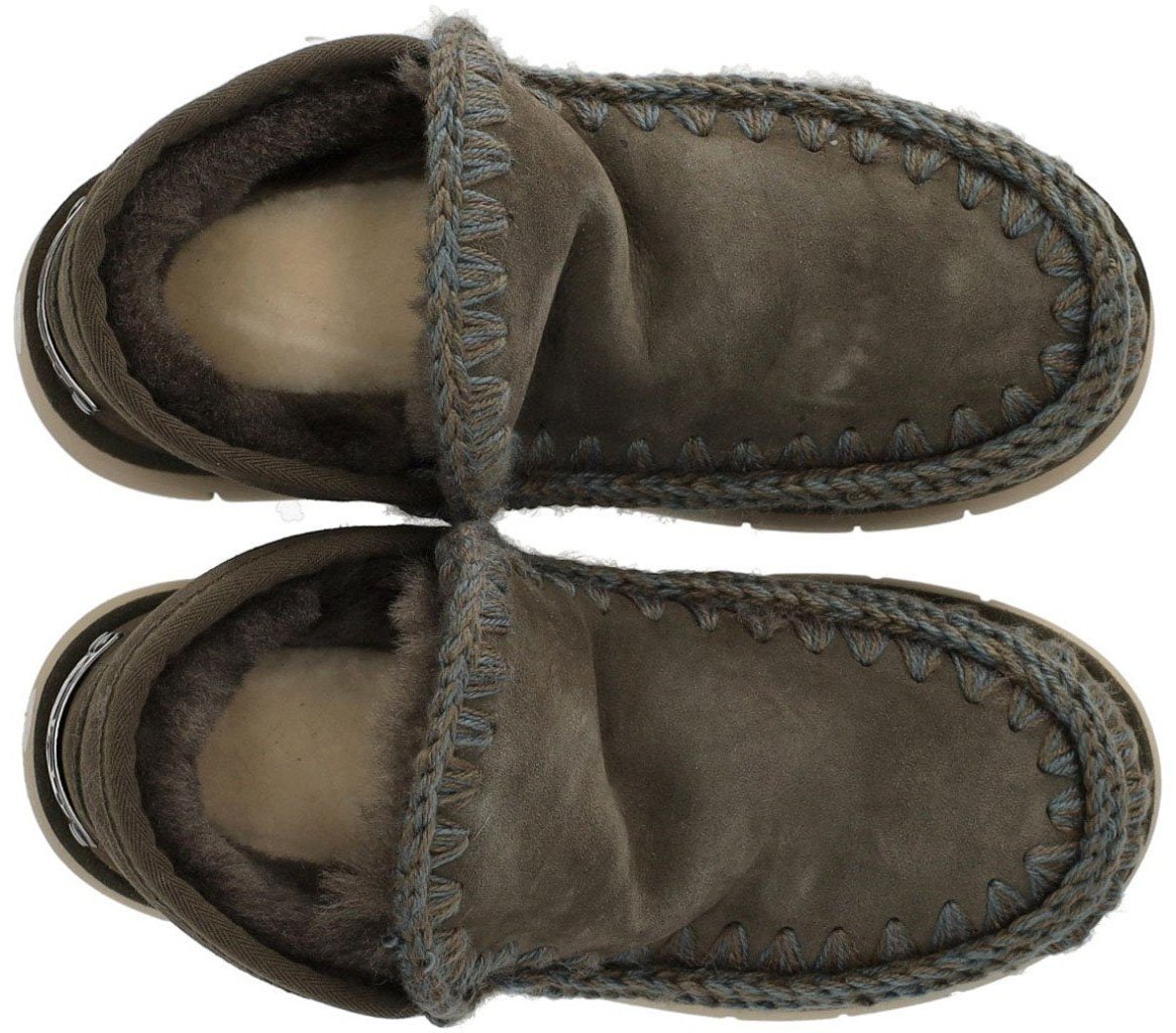 MOU MOU BOUNCE WELT GREEN SNEAKER Zwart