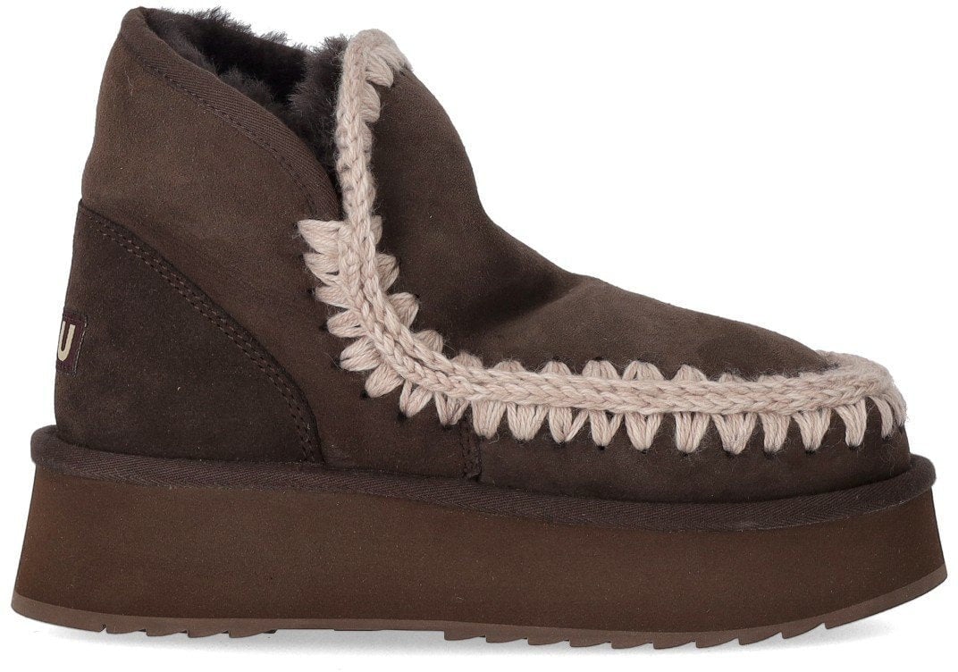 MOU MOU MINI ESKIMO PLATFORM MOCHA BOOT Bruin