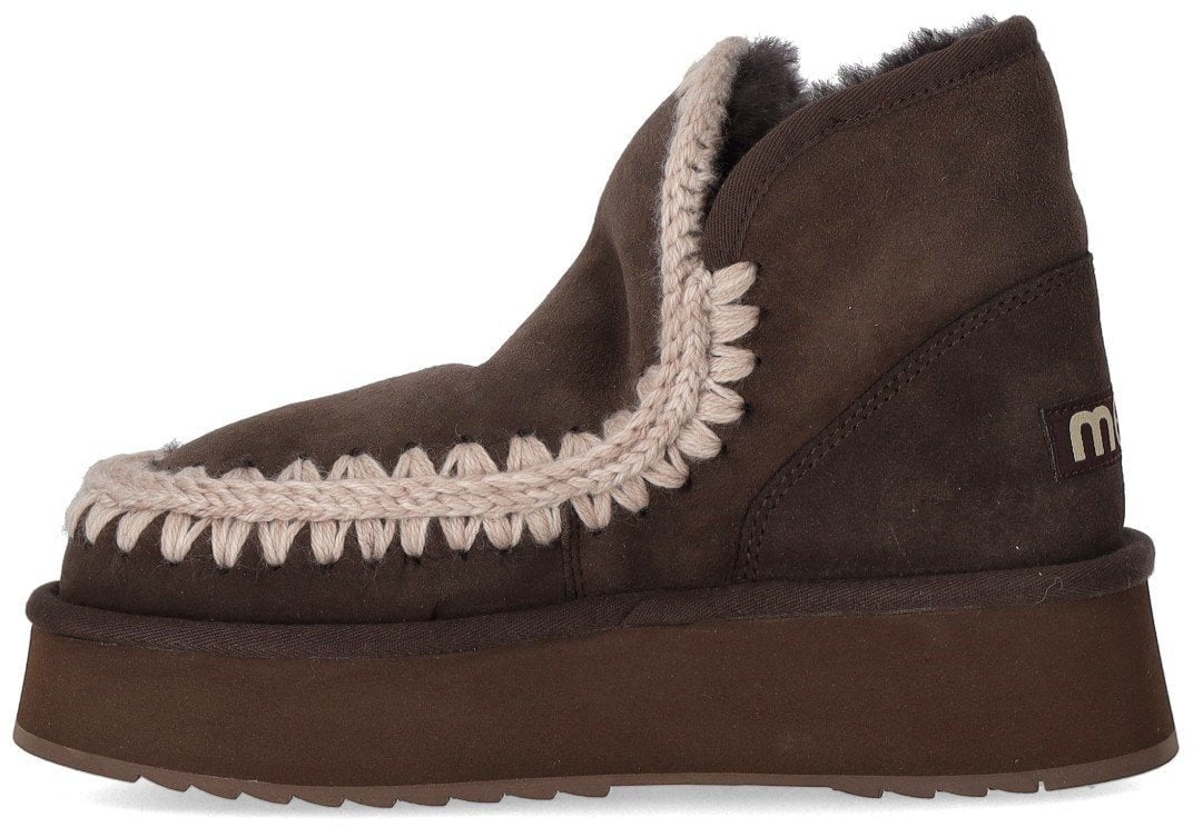 MOU MOU MINI ESKIMO PLATFORM MOCHA BOOT Bruin