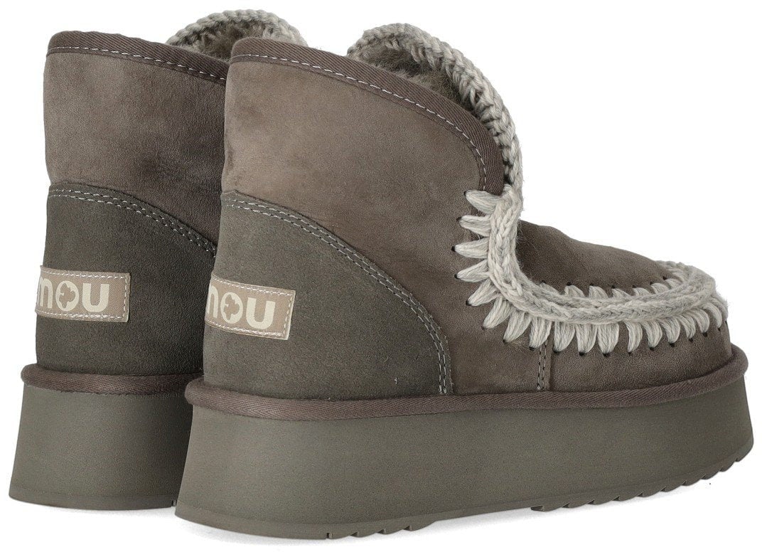 MOU MOU MINI ESKIMO PLATFORM GREY BOOT Grijs