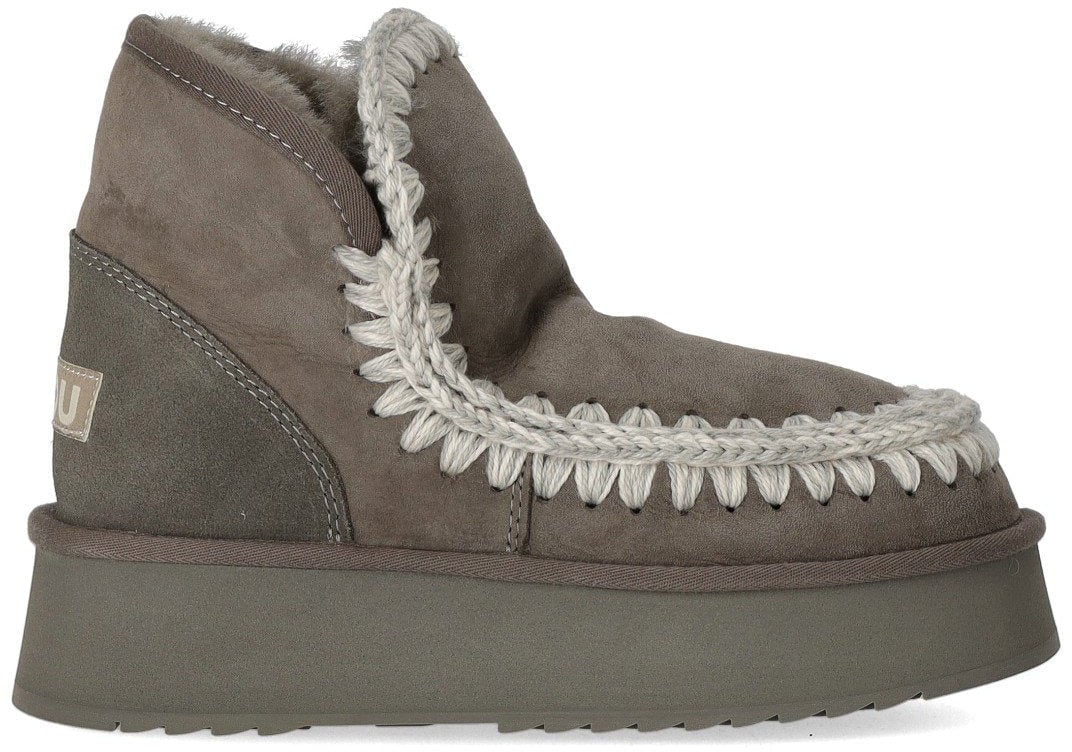 MOU MOU MINI ESKIMO PLATFORM GREY BOOT Grijs
