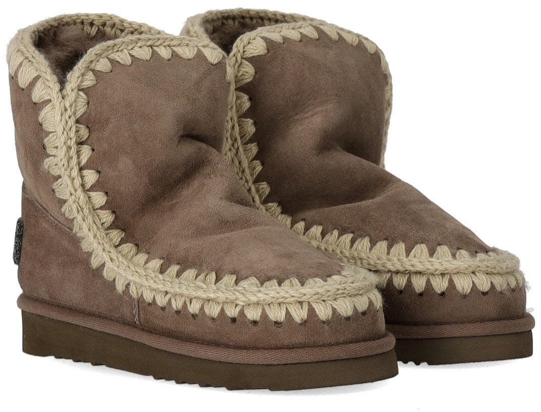 MOU MOU ESKIMO 18 GLITTER LOGO ELEPHANT GREY BOOT Bruin