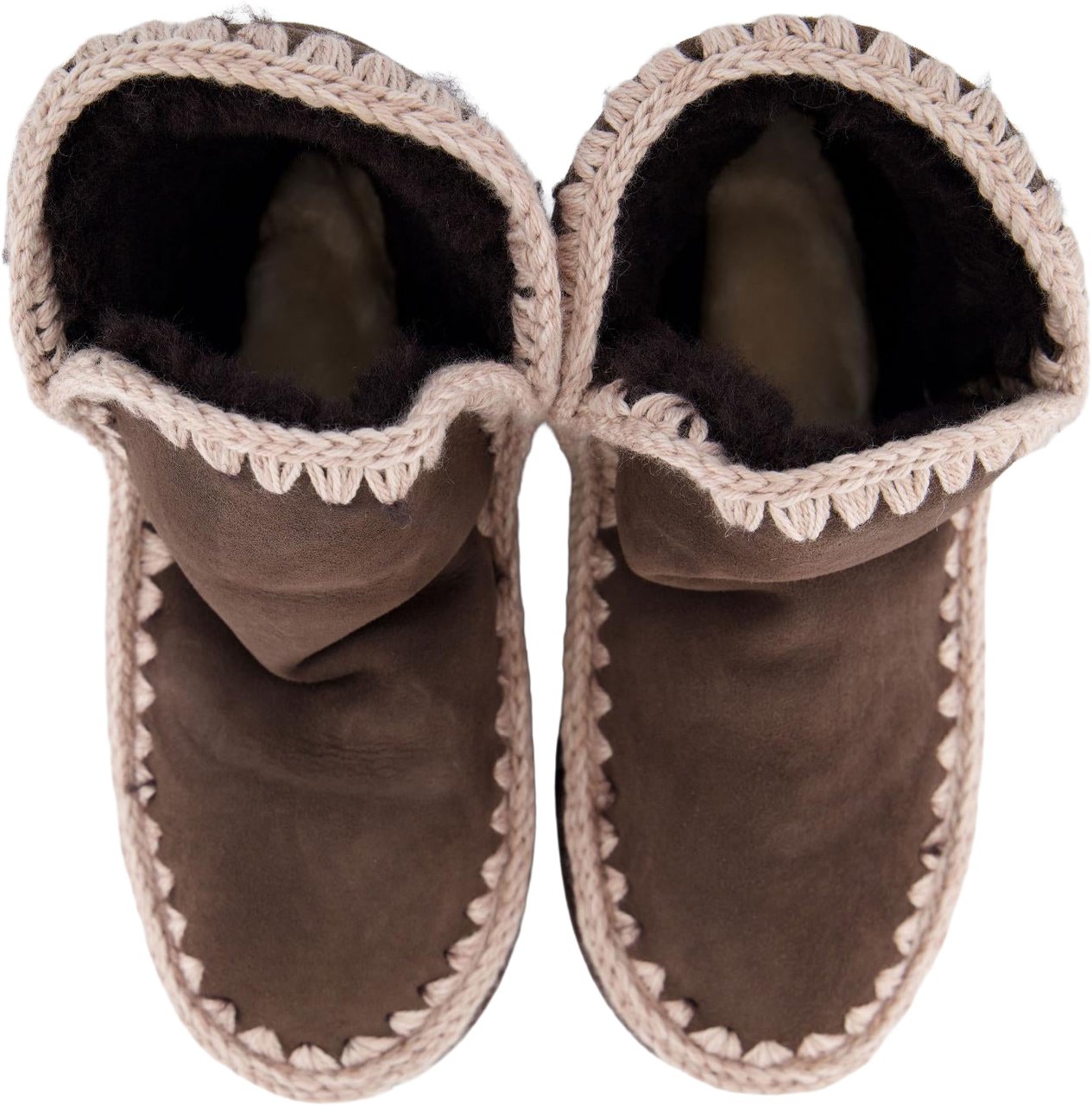 MOU Dames Eskimo 18 Suede boots Mocha Bruin