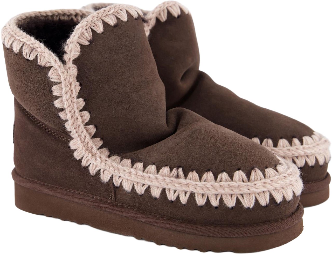 MOU Dames Eskimo 18 Suede boots Mocha Bruin