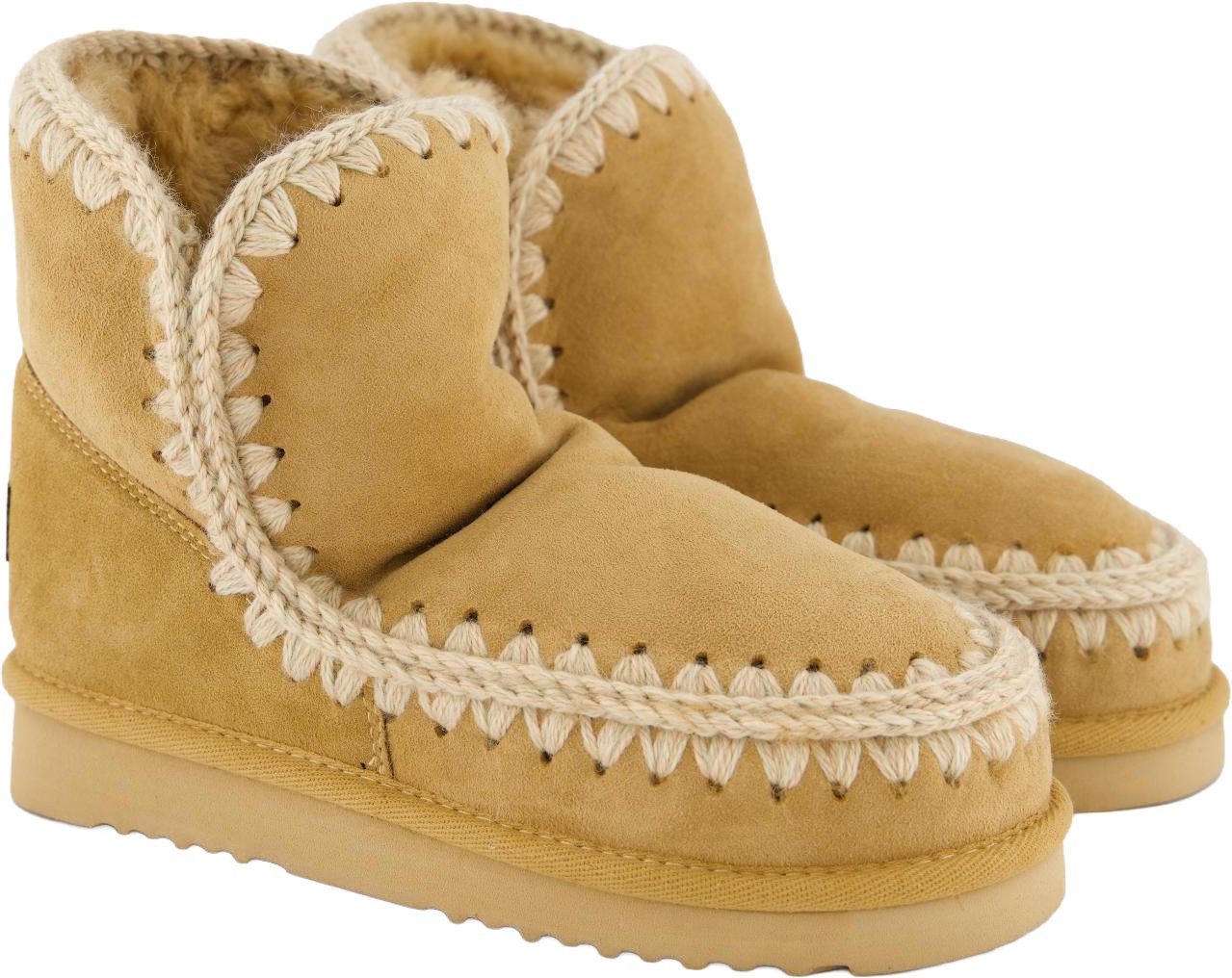 Mou Dames Eskimo 18 Suede Boots Tobacco Bruin