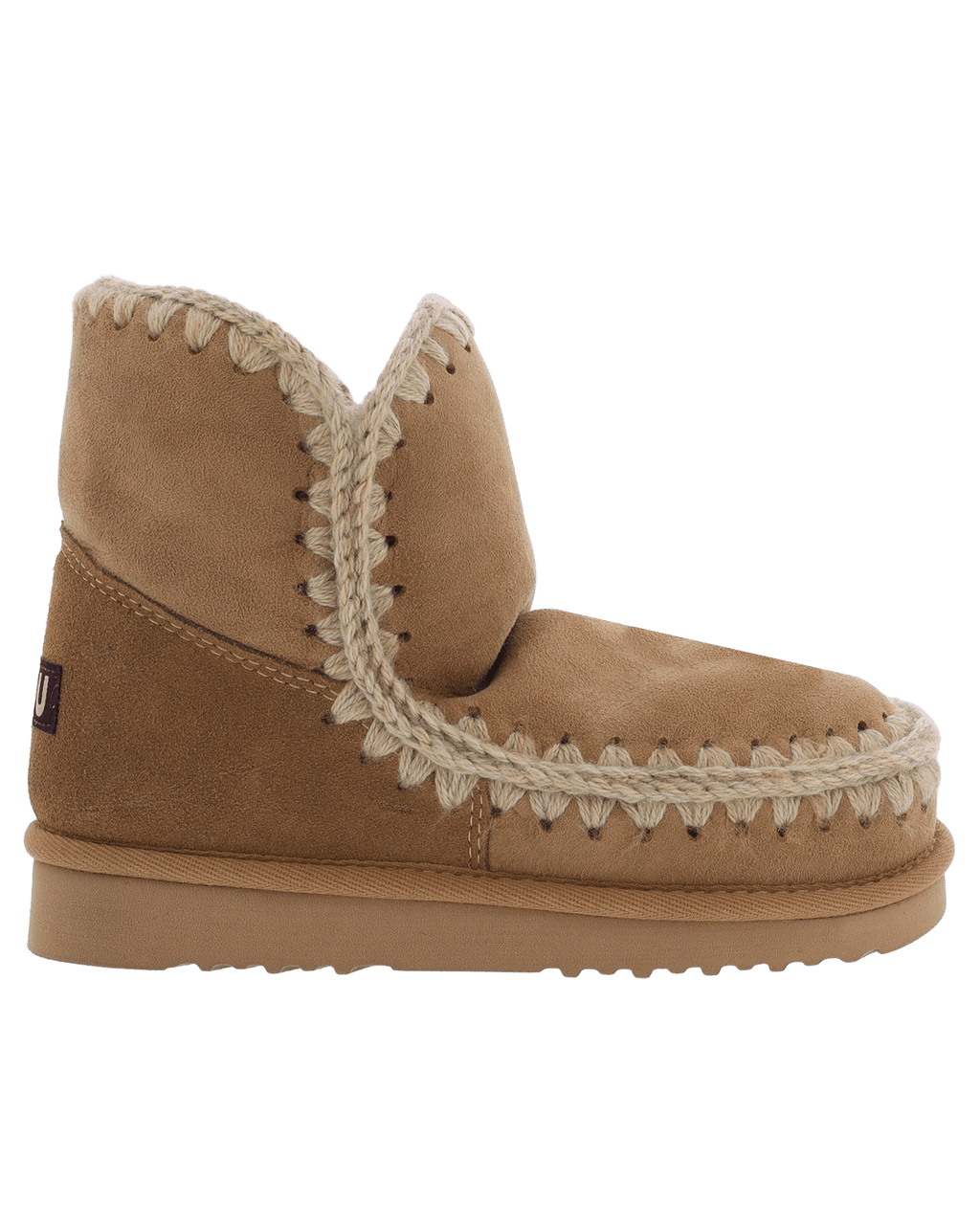 MOU Dames Eskimo 18 Suede Boots Tobacco Bruin