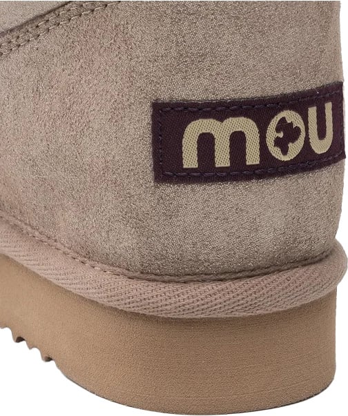 MOU Boots Elephant Grey Microglitter Taupe