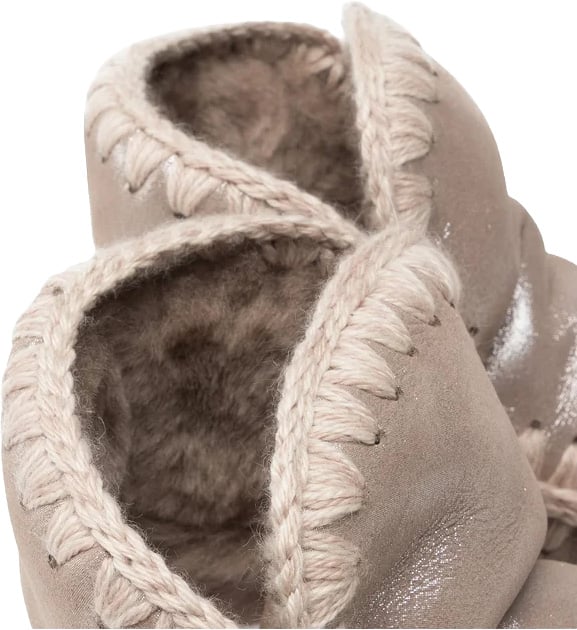 MOU Boots Elephant Grey Microglitter Taupe
