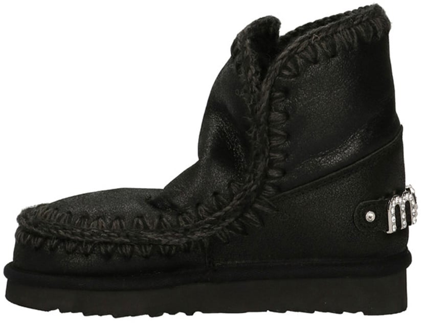MOU Boots Cracked Blackgrey Donkergrijs