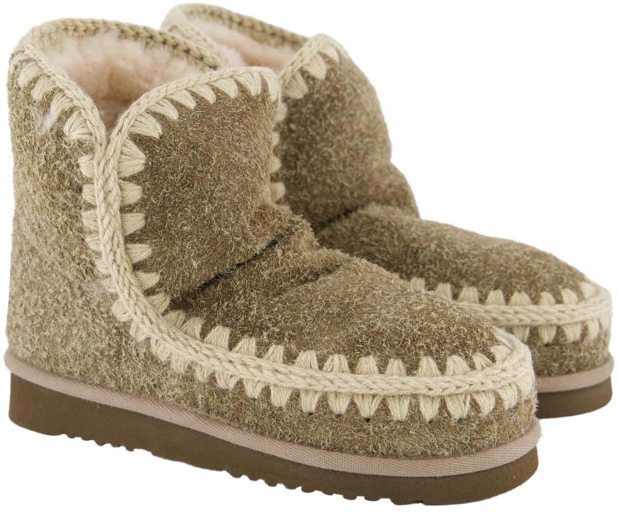 MOU Dames Eskimo 22 Booty Hairy Militair Beige