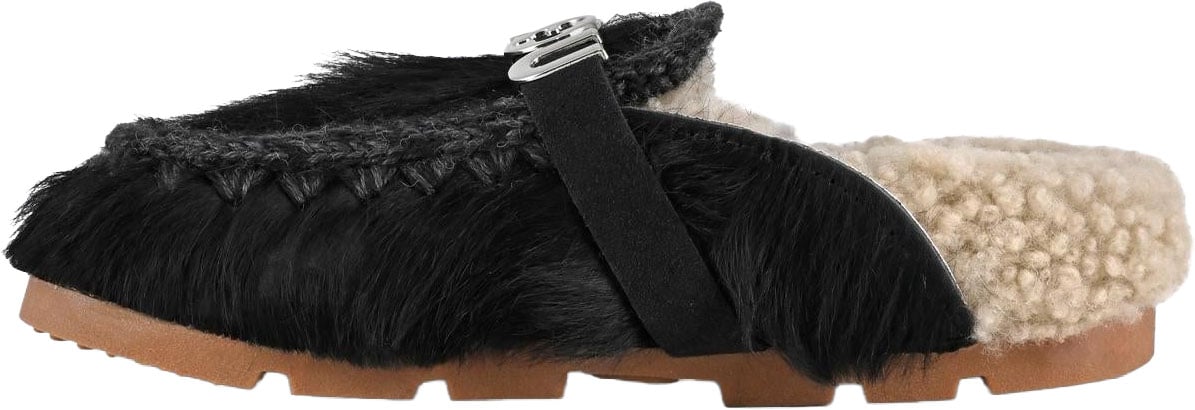 Mou Dames Winter Bio slippers Zwart