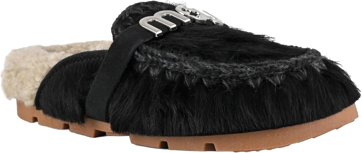 Mou Dames Winter Bio slippers Zwart