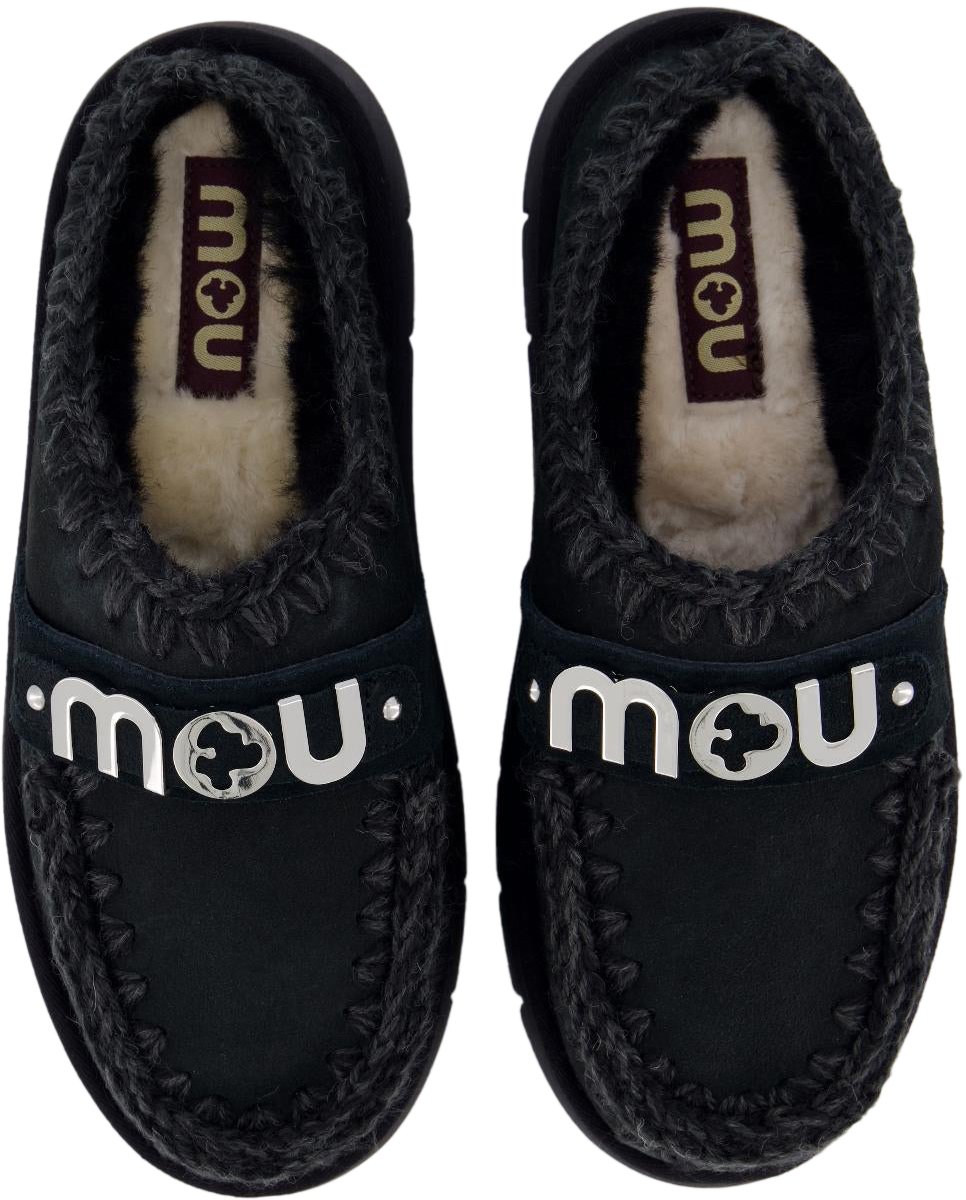 MOU Dames Bounce Clog Zwart Zwart