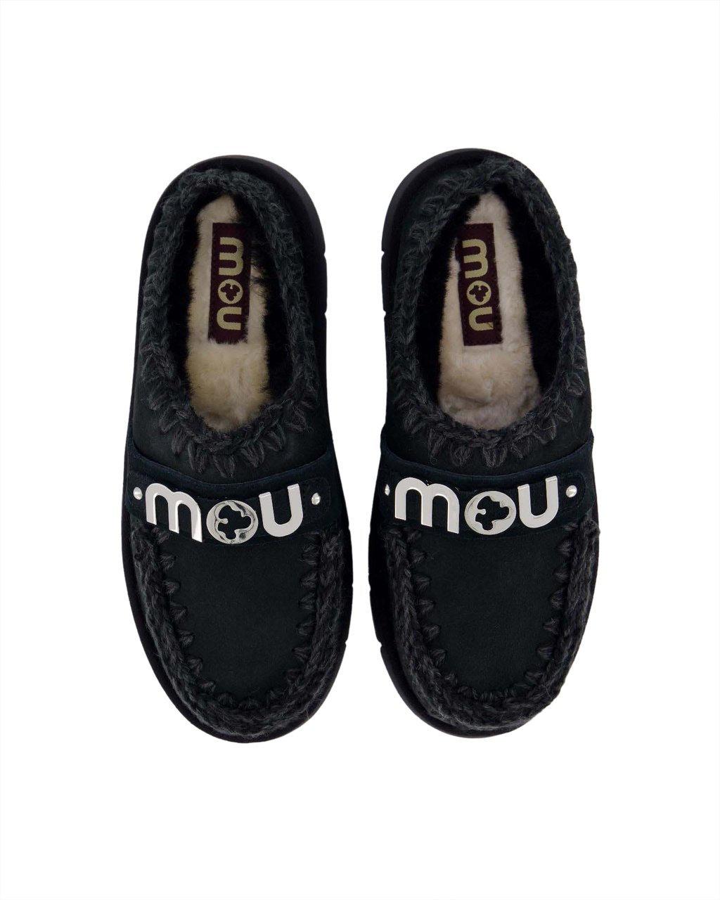 MOU Dames Bounce Clog Zwart Zwart