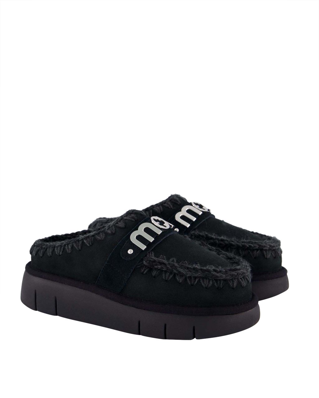 MOU Dames Bounce Clog Zwart Zwart
