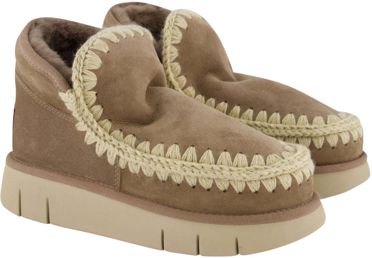 MOU Dames Eskimo Bounce Sneaker Elephant Grijs