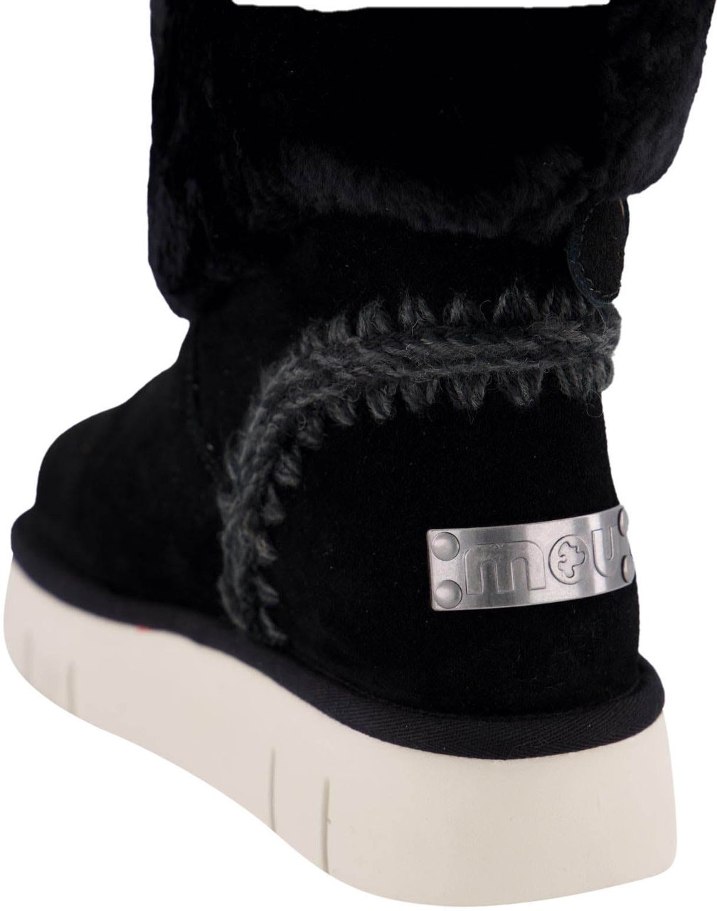 MOU Dames Bounce Boot Shearling Zwart Zwart