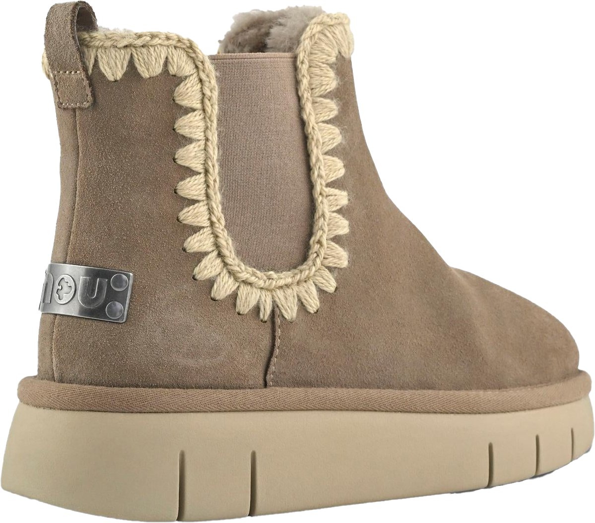 MOU Dames Bounce Chelsea Boot Grijs