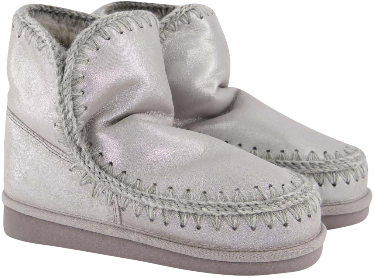 MOU Dames Eskimo 18 Microglitter Silver Metallic