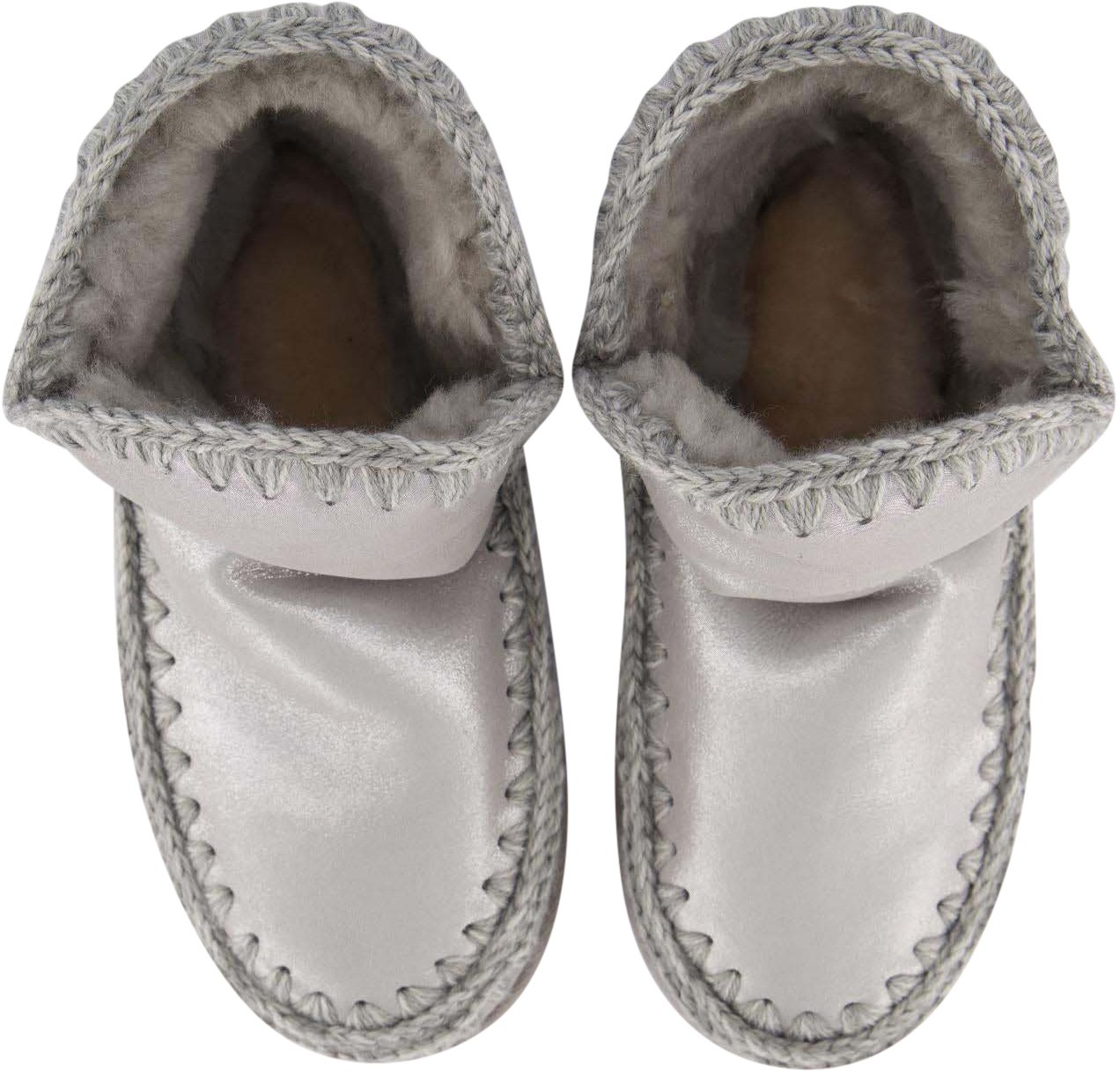 MOU Dames Eskimo 18 Microglitter Silver Metallic