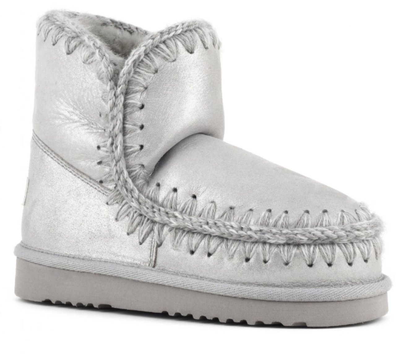 MOU Mou Eskimo 18 Pantoffels Zilver Mu.fw101001c Zilver