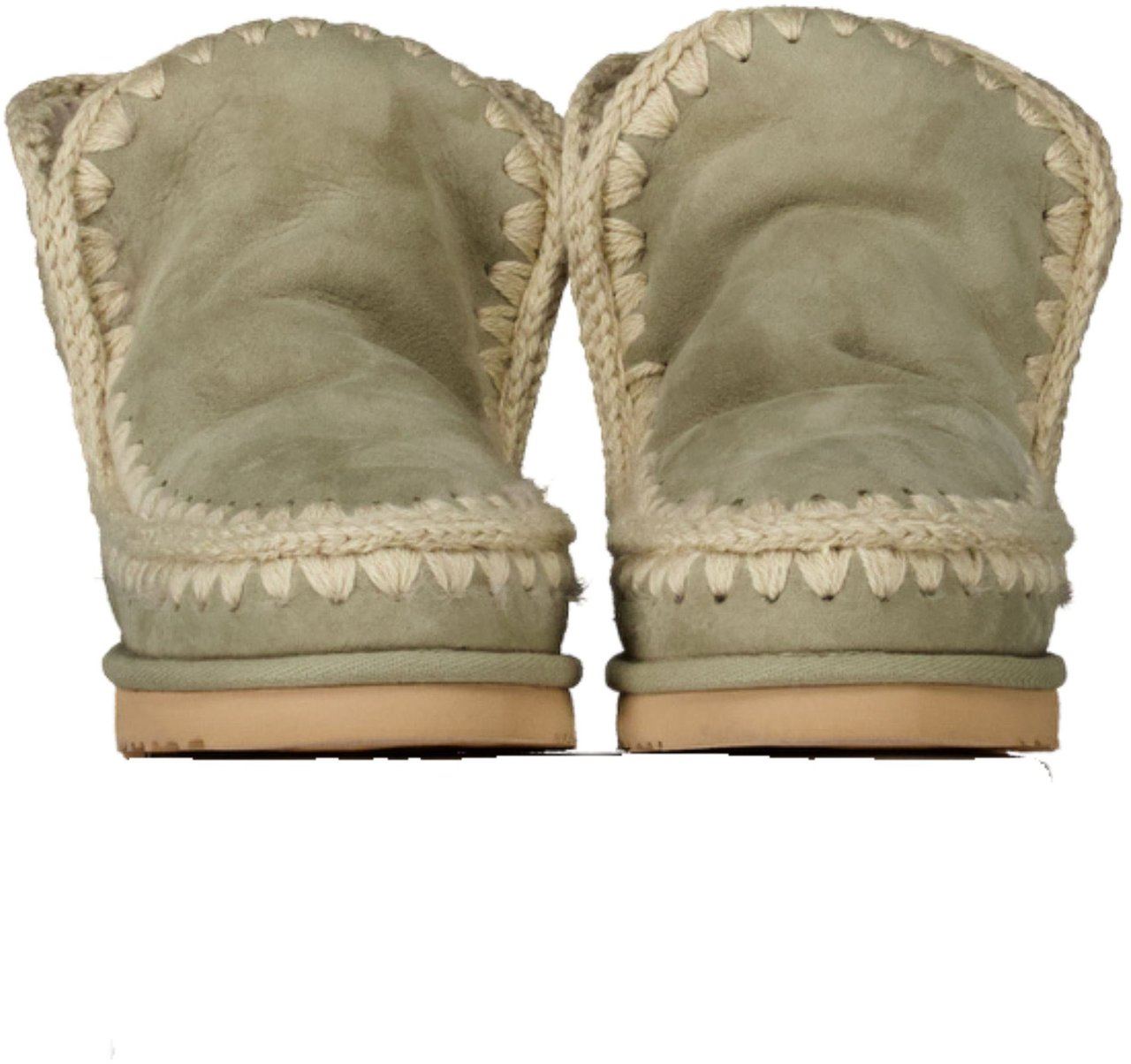 MOU Mou Eskimo 18 Glitter Logo Pantoffels Lichtgroen Mu.fw101050a Groen