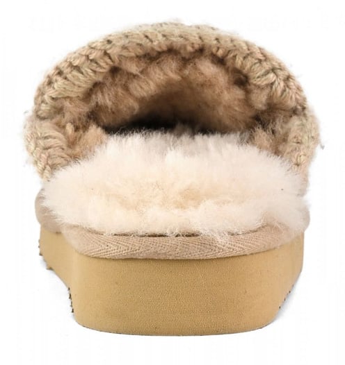 MOU Flat Shoes Beige