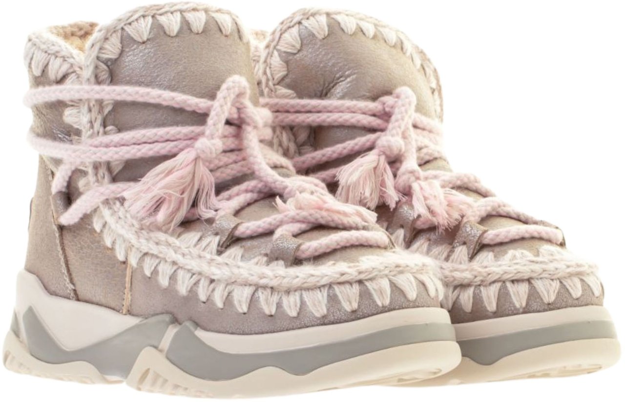 MOU Mou Trainer 02 Scoubidoo Lace Sneakers Zilver Mu.fw201024b Zilver