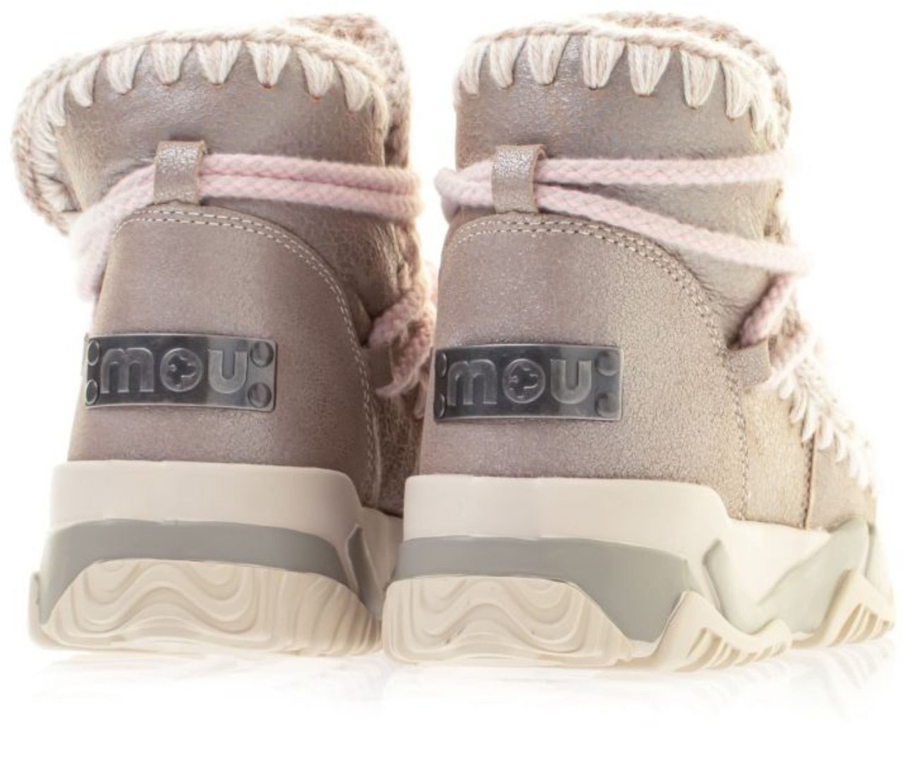 MOU Mou Trainer 02 Scoubidoo Lace Sneakers Zilver Mu.fw201024b Zilver