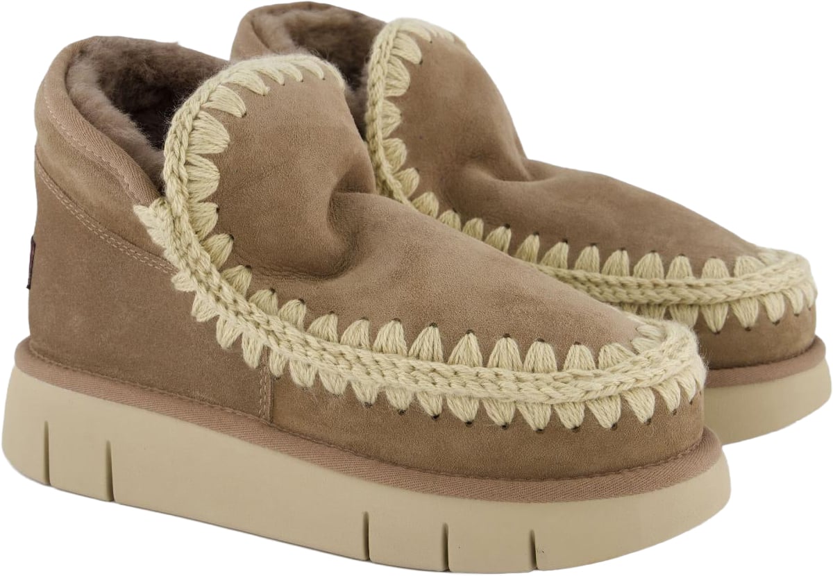 Mou Dames Eskimo Bounce Sneaker Elephant enkellaarsjes Grijs