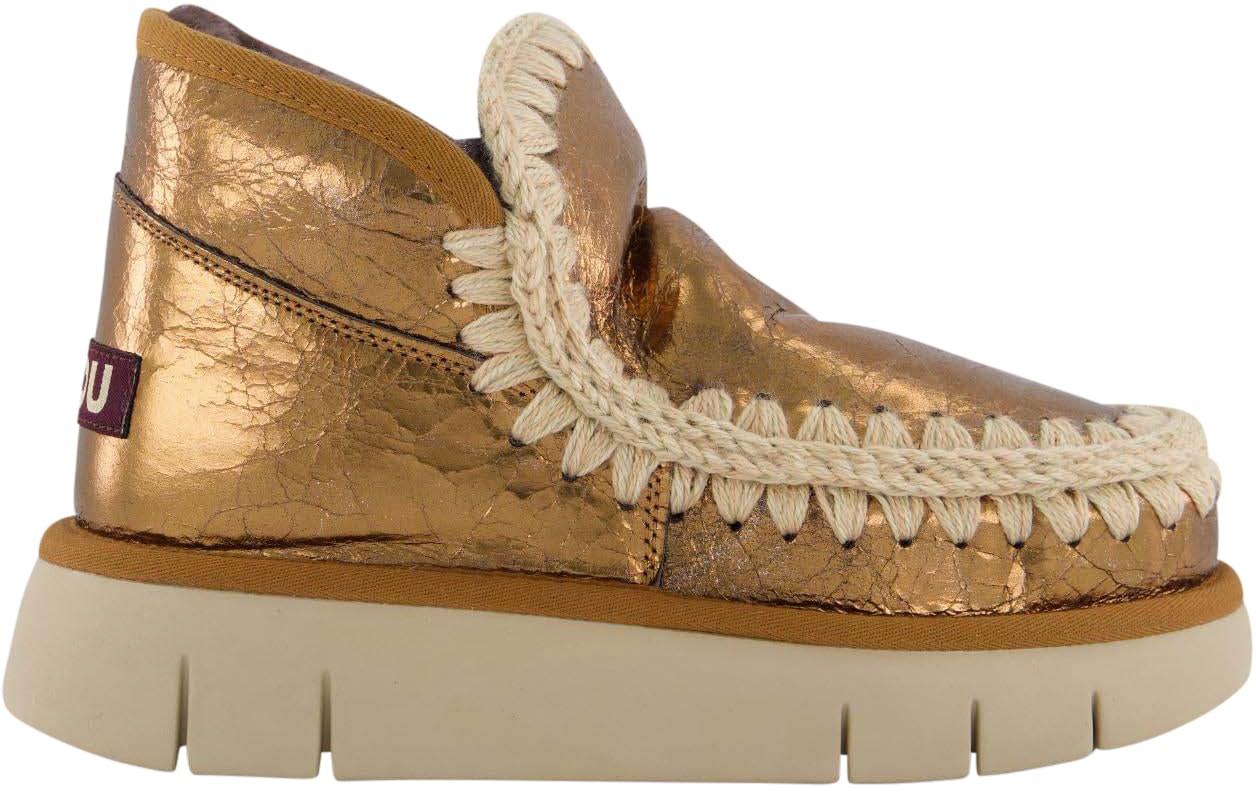 MOU Dames Eskimo Bounce Sneaker Bronze Beige