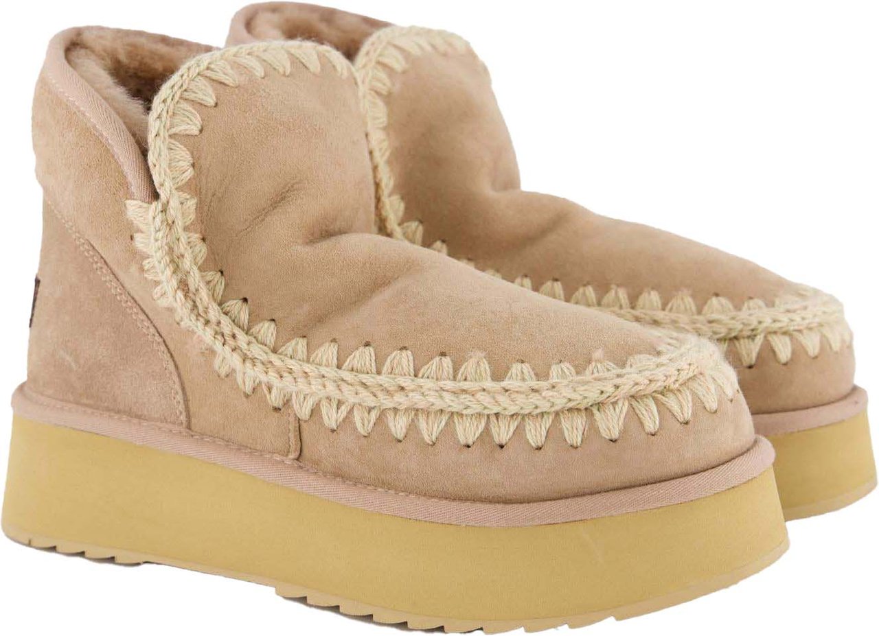 MOU Dames Mini Eskimo Platform Camel Bruin