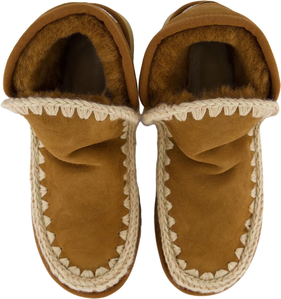 Mou Dames Mini Eskimo Platform Cognac enkellaarsjes Bruin