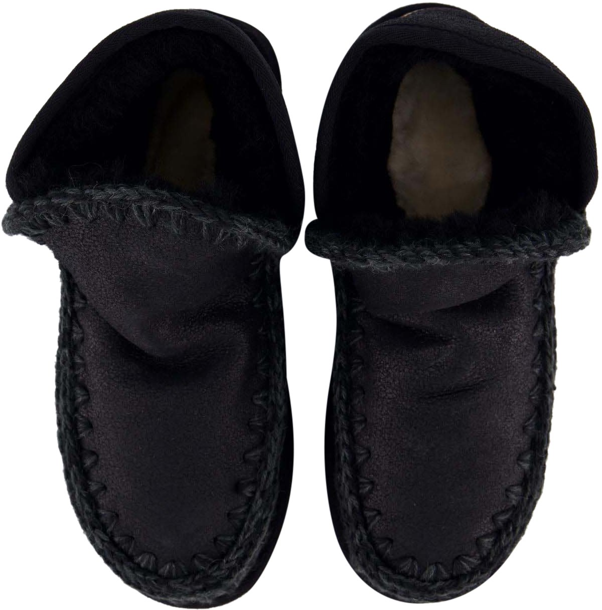 MOU Dames Mini Eskimo Platform Zwart Zwart