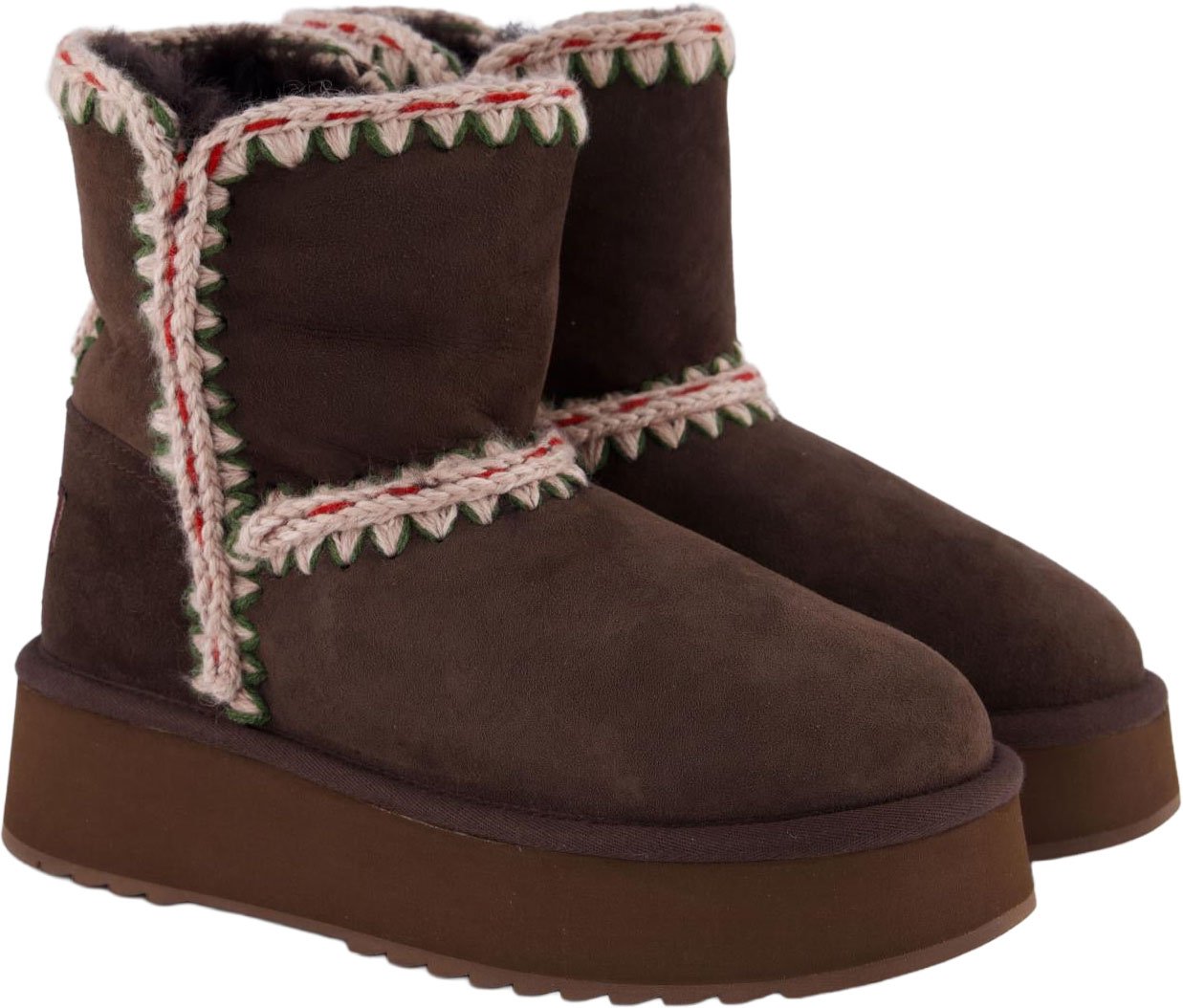 MOU Dames Norfolk Platform Mocha Bruin