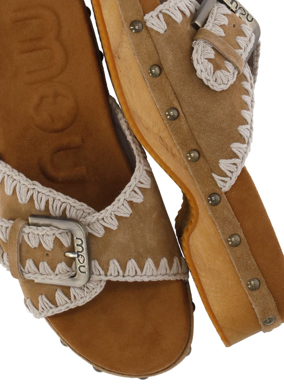 MOU Sandals Brown Beige