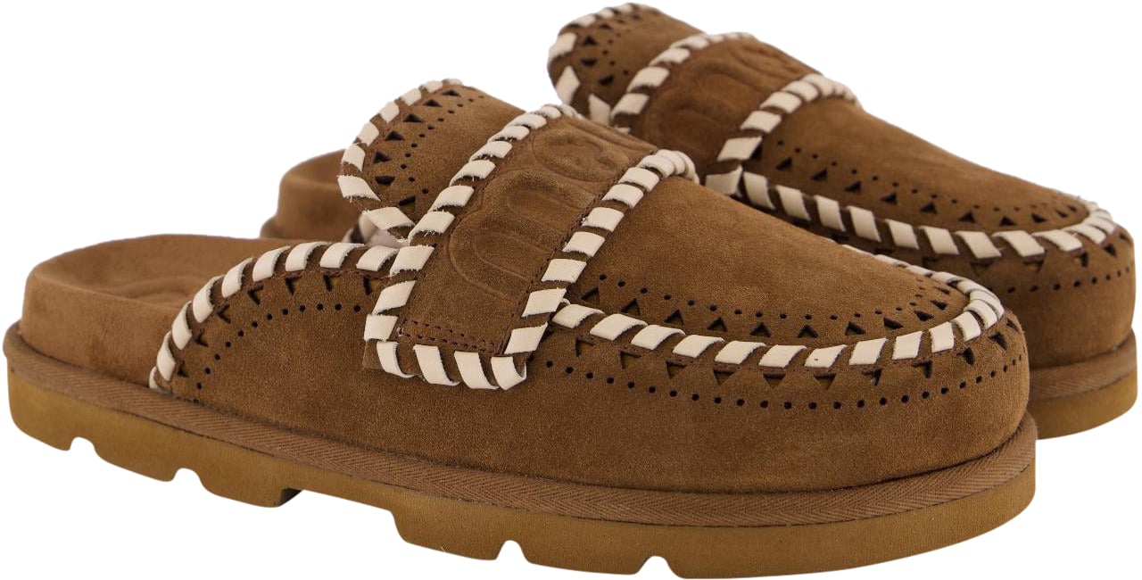 MOU Dames Low Bio Sabot NutBrown Bruin