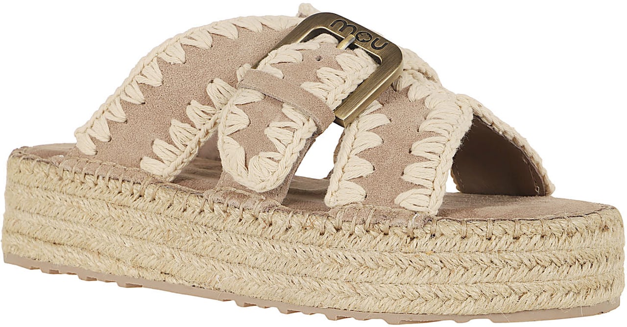 MOU Jute sandal Paars