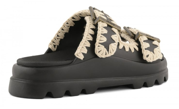MOU Sandals Nero/Bianco Zwart