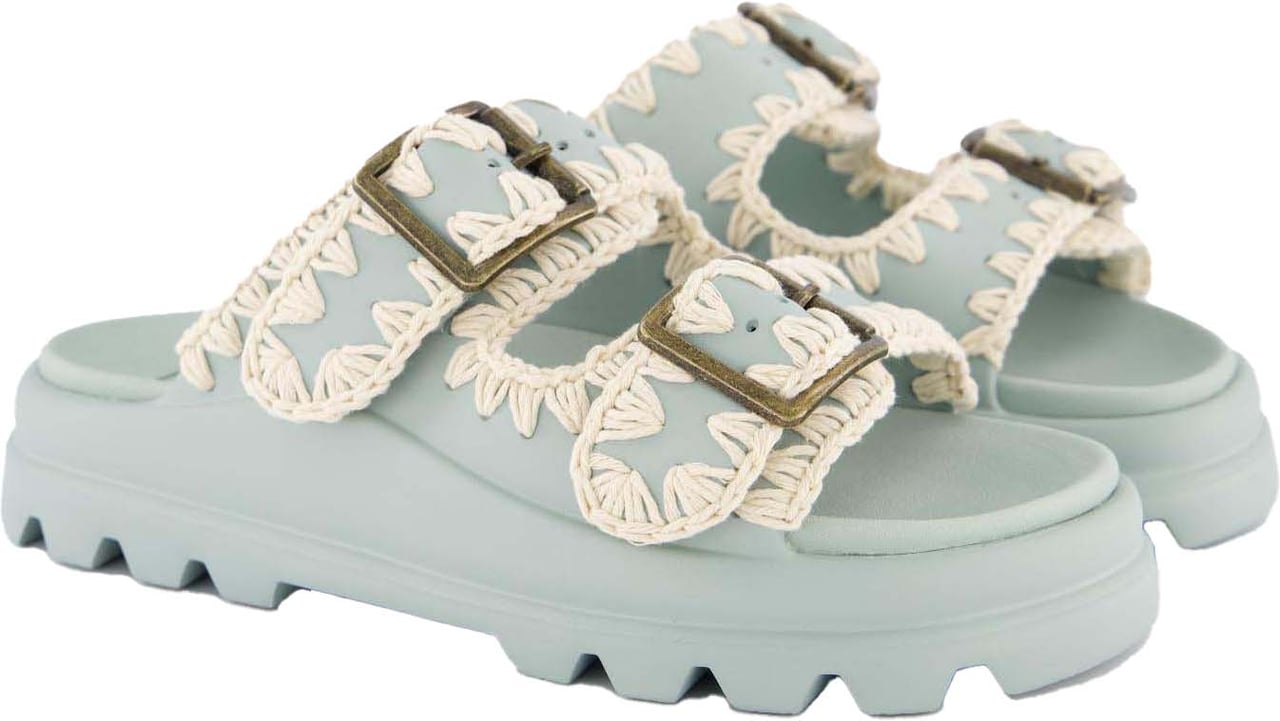 MOU Dames Eva One-Piece Slide Tea Blauw