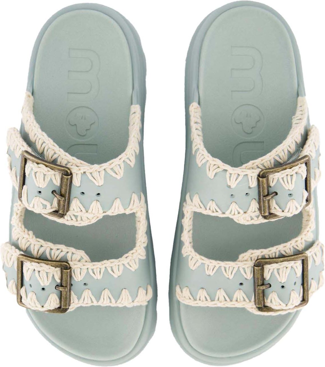 MOU Dames Eva One-Piece Slide Tea Blauw