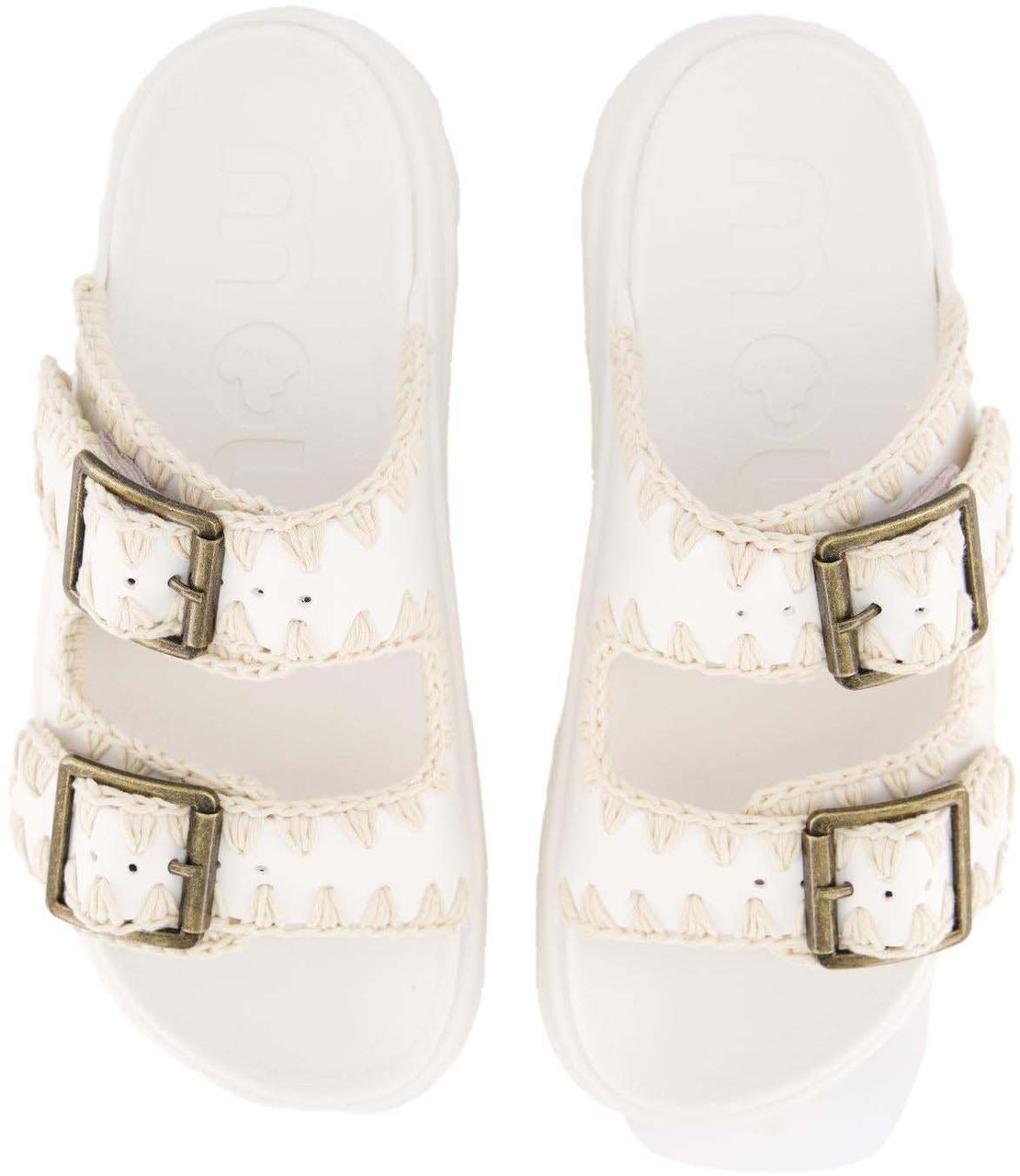 MOU Dames Eva One-Piece Slide Wit Wit