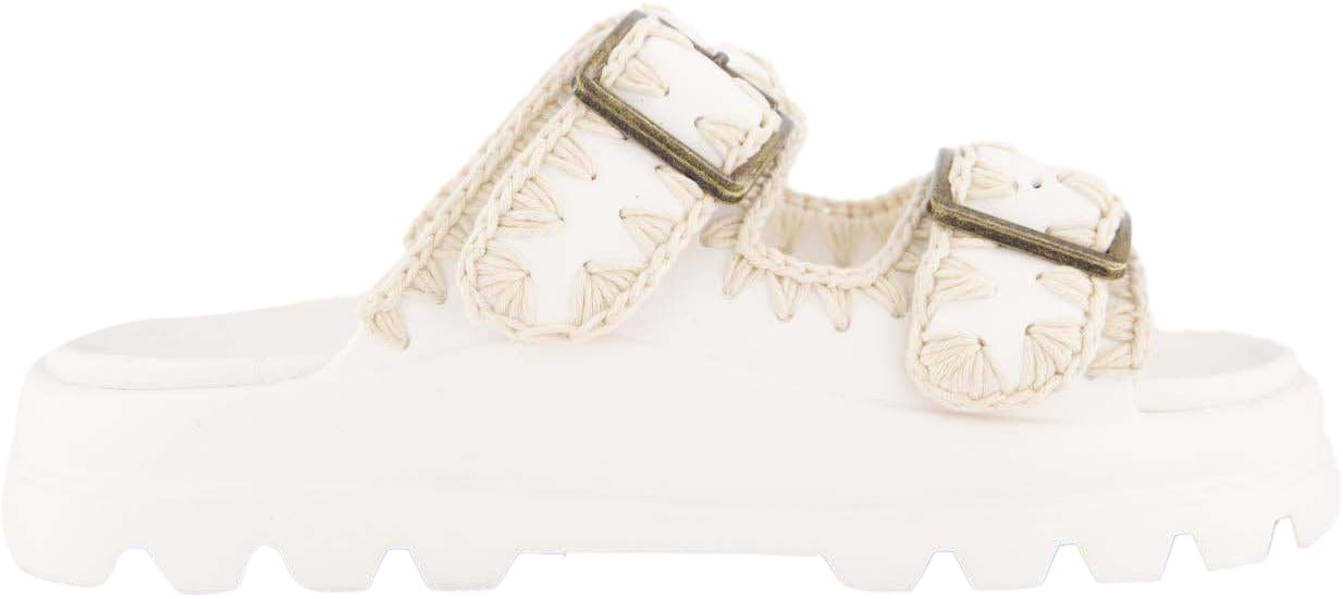 MOU Dames Eva One-Piece Slide Wit Wit