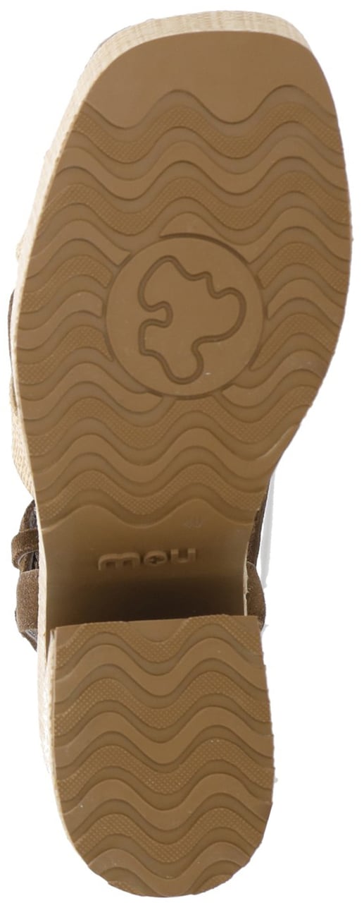 MOU With Heel Brown Beige
