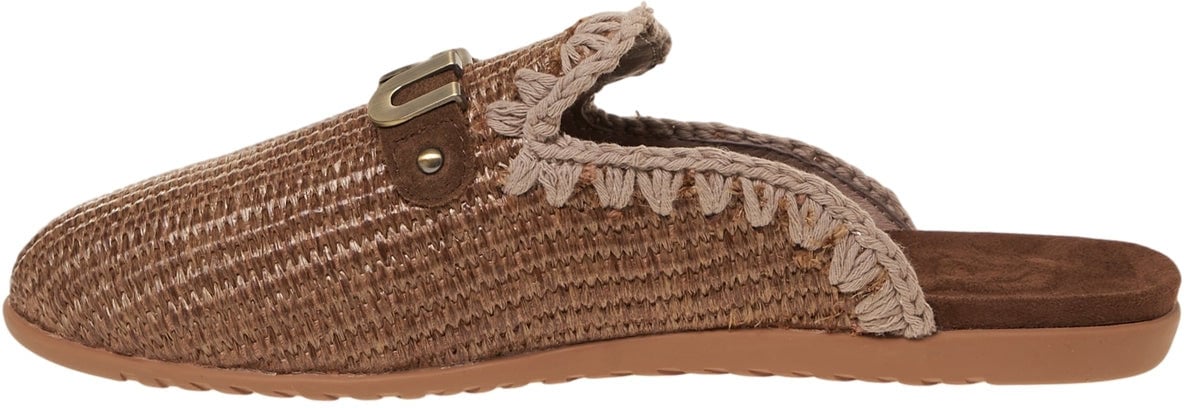 MOU Raffia mules Bruin