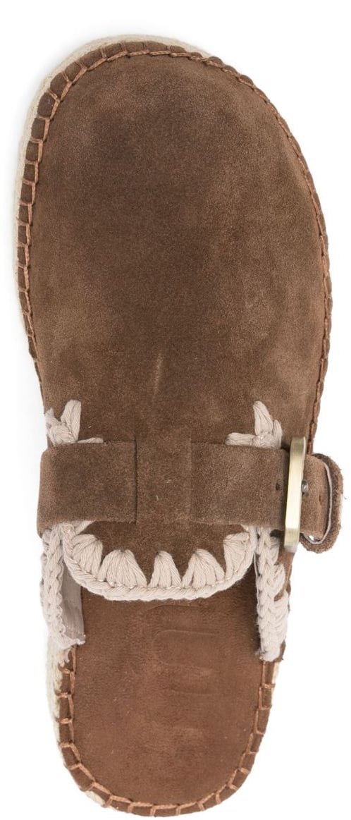 MOU Sandals Leather Brown Bruin