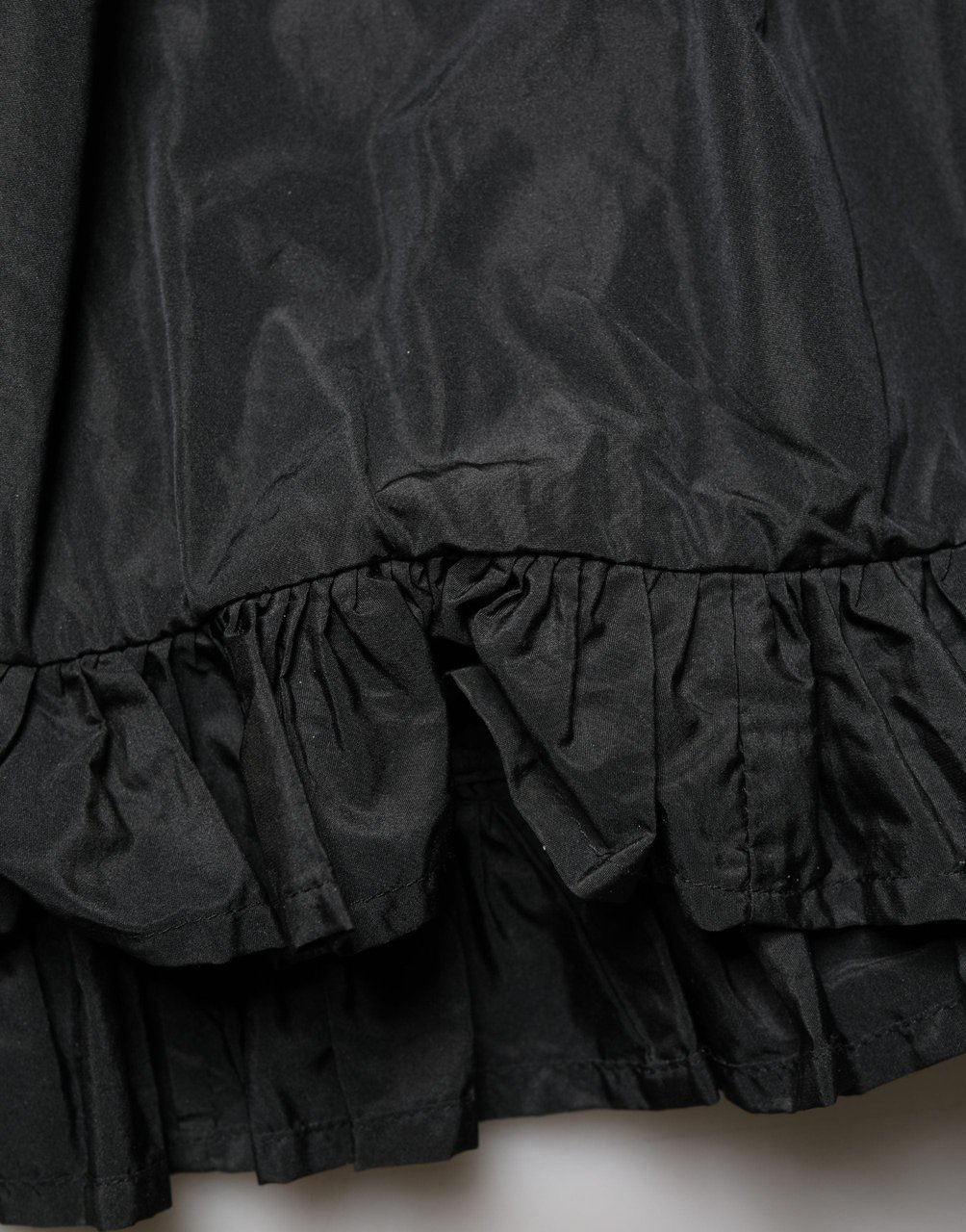 MSGM Black High Waist Pleated A-line Long Maxi Women Skirt Zwart