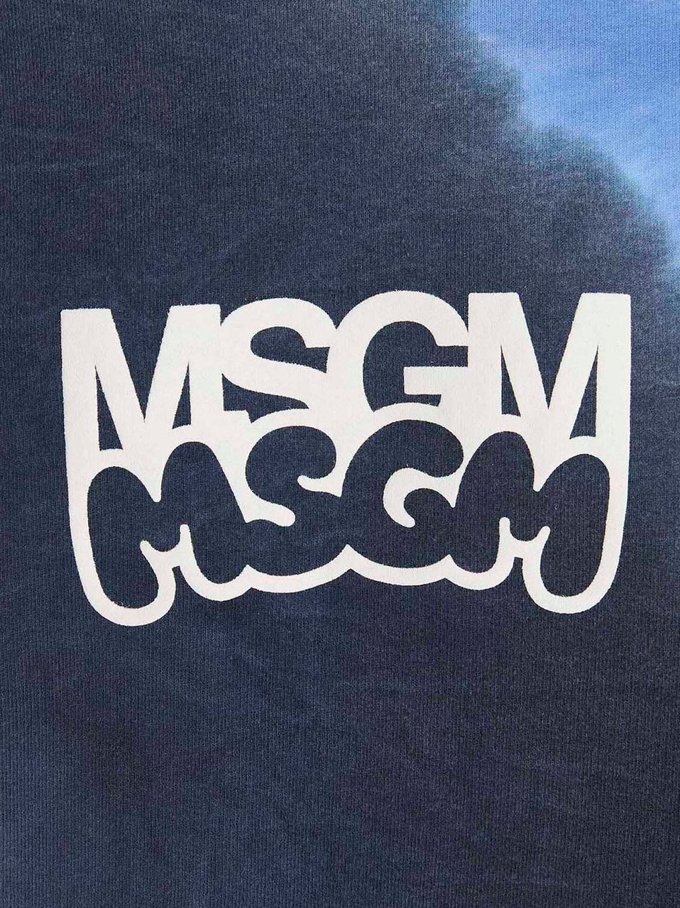 MSGM Multicolor Cotton Sweatshirt Zwart