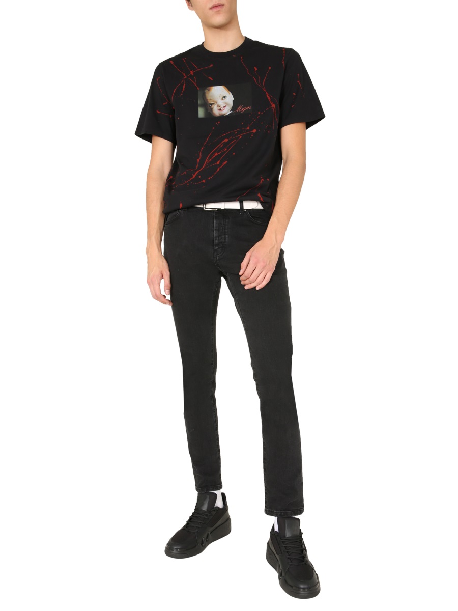 MSGM CREW NECK T-SHIRT Zwart