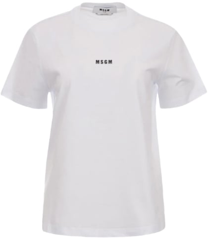 MSGM T-Shirts And Polos White Wit